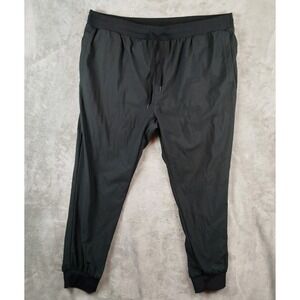 Society Of One Jogger Pants Mens 2XL Black Athletic Big Tall Zip Pocket DXL